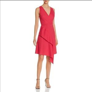 Elie Tahari Isa sleeveless dress in hot pi…